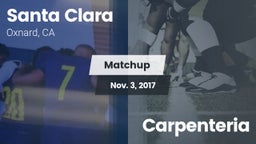 Matchup: Santa Clara vs. Carpenteria 2017
