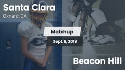 Matchup: Santa Clara vs. Beacon Hill 2019