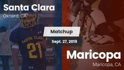 Matchup: Santa Clara vs. Maricopa  2019