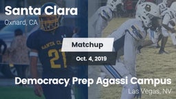 Matchup: Santa Clara vs.  Democracy Prep Agassi Campus 2019