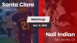 Matchup: Santa Clara vs. Noli Indian  2019