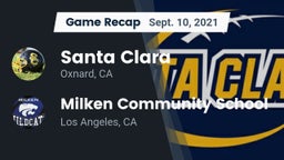 Recap: Santa Clara  vs. Milken Community School 2021