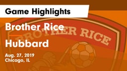 Brother Rice  vs Hubbard  Game Highlights - Aug. 27, 2019