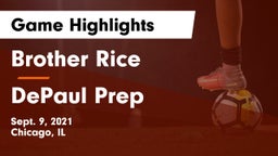 Brother Rice  vs DePaul Prep Game Highlights - Sept. 9, 2021