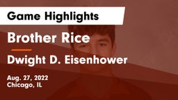 Brother Rice  vs Dwight D. Eisenhower  Game Highlights - Aug. 27, 2022