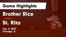 Brother Rice  vs St. Rita Game Highlights - Oct. 4, 2022