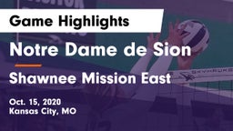 Notre Dame de Sion  vs Shawnee Mission East  Game Highlights - Oct. 15, 2020