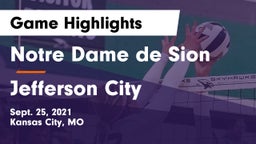 Notre Dame de Sion  vs Jefferson City Game Highlights - Sept. 25, 2021