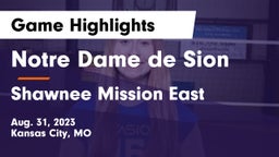 Notre Dame de Sion  vs Shawnee Mission East  Game Highlights - Aug. 31, 2023