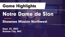 Notre Dame de Sion  vs Shawnee Mission Northwest  Game Highlights - Sept. 23, 2023