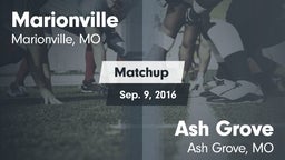 Matchup: Marionville vs. Ash Grove  2016