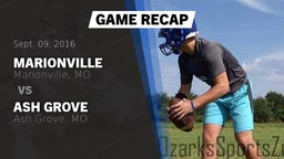 Recap: Marionville  vs. Ash Grove  2016