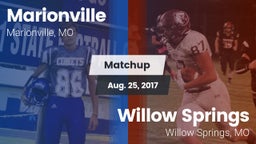 Matchup: Marionville vs. Willow Springs  2017