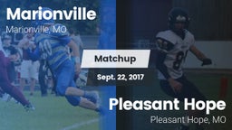 Matchup: Marionville vs. Pleasant Hope  2017
