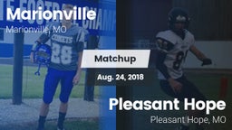 Matchup: Marionville vs. Pleasant Hope  2018