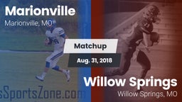 Matchup: Marionville vs. Willow Springs  2018