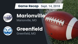 Recap: Marionville  vs. Greenfield  2018