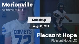 Matchup: Marionville vs. Pleasant Hope  2019
