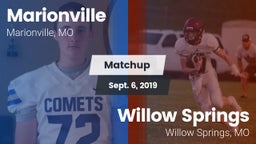 Matchup: Marionville vs. Willow Springs  2019