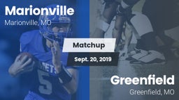 Matchup: Marionville vs. Greenfield  2019