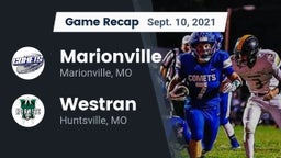 Recap: Marionville  vs. Westran  2021