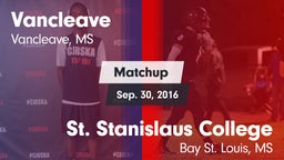 Matchup: Vancleave vs. St. Stanislaus College 2016