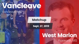 Matchup: Vancleave vs. West Marion  2019
