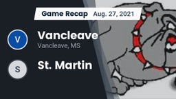 Recap: Vancleave  vs. St. Martin 2021