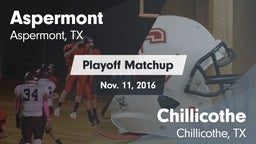 Matchup: Aspermont vs. Chillicothe  2016
