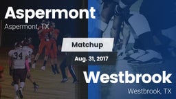 Matchup: Aspermont vs. Westbrook  2017