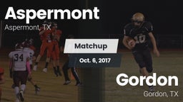 Matchup: Aspermont vs. Gordon  2017