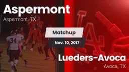 Matchup: Aspermont vs. Lueders-Avoca  2017