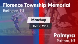 Matchup: Florence Township Me vs. Palmyra  2016