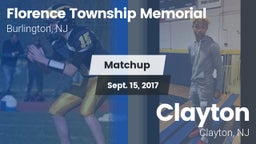 Matchup: Florence Township Me vs. Clayton  2017