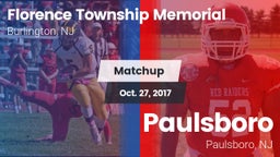 Matchup: Florence Township Me vs. Paulsboro  2017