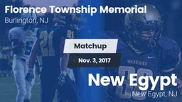 Matchup: Florence Township Me vs. New Egypt  2017