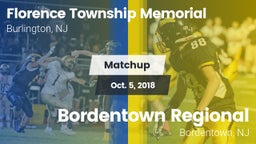 Matchup: Florence Township Me vs. Bordentown Regional  2018