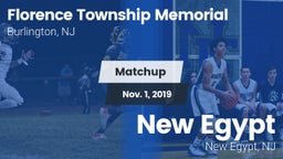 Matchup: Florence Township Me vs. New Egypt  2019