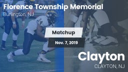 Matchup: Florence Township Me vs. Clayton 2019