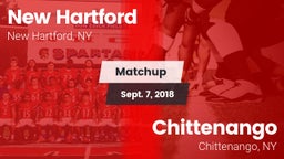Matchup: New Hartford vs. Chittenango  2018