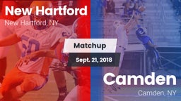 Matchup: New Hartford vs. Camden  2018