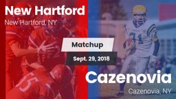 Matchup: New Hartford vs. Cazenovia  2018