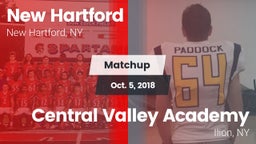 Matchup: New Hartford vs. Central Valley Academy 2018