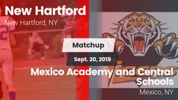 Matchup: New Hartford vs. Mexico Academy and Central Schools 2019