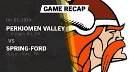 Recap: Perkiomen Valley  vs. Spring-Ford  2016