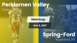 Matchup: Perkiomen Valley vs. Spring-Ford  2017