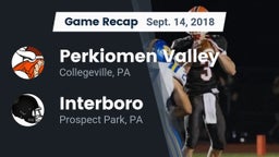 Recap: Perkiomen Valley  vs. Interboro  2018