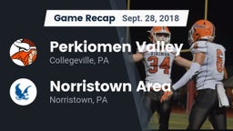 Recap: Perkiomen Valley  vs. Norristown Area  2018