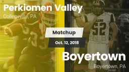 Matchup: Perkiomen Valley vs. Boyertown  2018