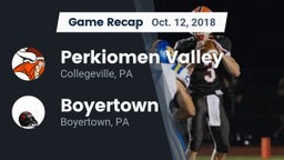 Recap: Perkiomen Valley  vs. Boyertown  2018